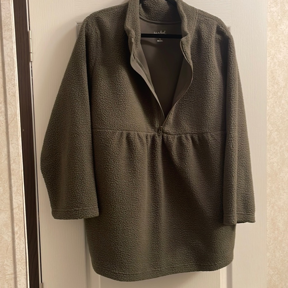 Green Maternity Pullover Sweater